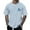 Z118Sky Blue, variant on Men's T Shirt Ultra Soft White Plain Men's Crew Neck Casual Basic T Shirt For Men Breathable Lightweight Men's T-Shirt