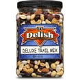 thumbnail image 3 of Deluxe Trail Mix with Greek Yogurt, Chocolate, Fruit and Nuts by Its Delish  2.5 lbs Jumbo Container  Healthy Mix of Greek Yogurt Coated Raisins & Dark Chocolate Chips, Dried Fruit and Nuts,..., 3 of 5