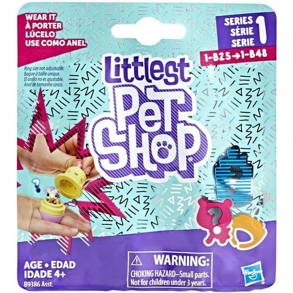 Littlest Pet Shop Teensie-scale Cozy Habitat Blind Bag Pets Figurines & Knick-Knacks, Set of 24