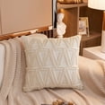 thumbnail image 3 of Set of 2 Luxury Style Square Decorative Throw Pillow  (With/Without Inserts) (Double Sided), 3 of 9