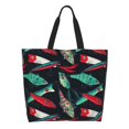 thumbnail image 1 of Fotbe Fishing Lure Bolsa Tote Estética de Lona con Estampado para Mujer - Bolsa Reutilizable de Hombro Casual para Vacaciones, Compras, Trabajo y Gimnasio, 1 of 8