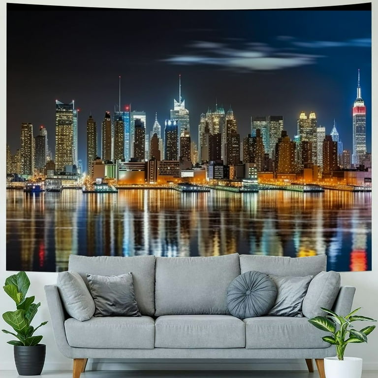 City lights tapestry sale