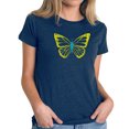 thumbnail image 1 of Women's Premium Blend Word Art T-shirt - Butterfly, 1 of 2