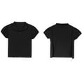 thumbnail image 4 of NJGRAE Cute Summer Tops for Women Short Sleeve Graphic Tees Women Street Retro Top Camping Style Thin Zipper Stand up Neck Short Sleeve Sun Short T Shirt Instagram Women’S Casual Pocket T-Shirts Xl, 4 of 5