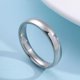 thumbnail image 5 of Accesorios anillo de acero de titanio 4 mm arco liso pareja acero inoxidable fino belleza anillo anillo joyería mujer, 5 of 6