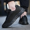 thumbnail image 4 of Dakaela Men's Slip on Walking Shoes Breathable Workout Running Shoe Lightweight Gym Sneakers Black 9.5, 4 of 9