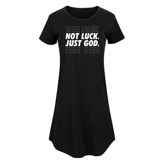Instant Message - Not Luck, Just God - Women's Sleeveless Shift Dress