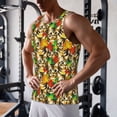 thumbnail image 5 of KLL Kittens With Maple Leaves Print Men's Muscle Gym Workout Stringer Tank Tops Bodybuilding Fitness T-Shirts Tank Tops Men-Small, 5 of 7