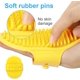 thumbnail image 3 of Cepillo de aseo para perros - Cepillo de baño para mascotas - Cepillo de baño con mango de goma ajustable - Cepillo de ducha para perros y gatos de pelo largo y corto, 3 of 5
