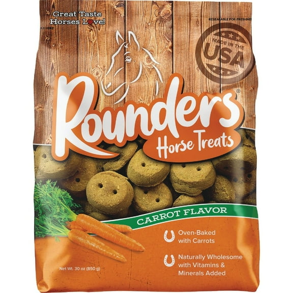Kent Rounders 30 Oz. Carrot Horse Treats 8010