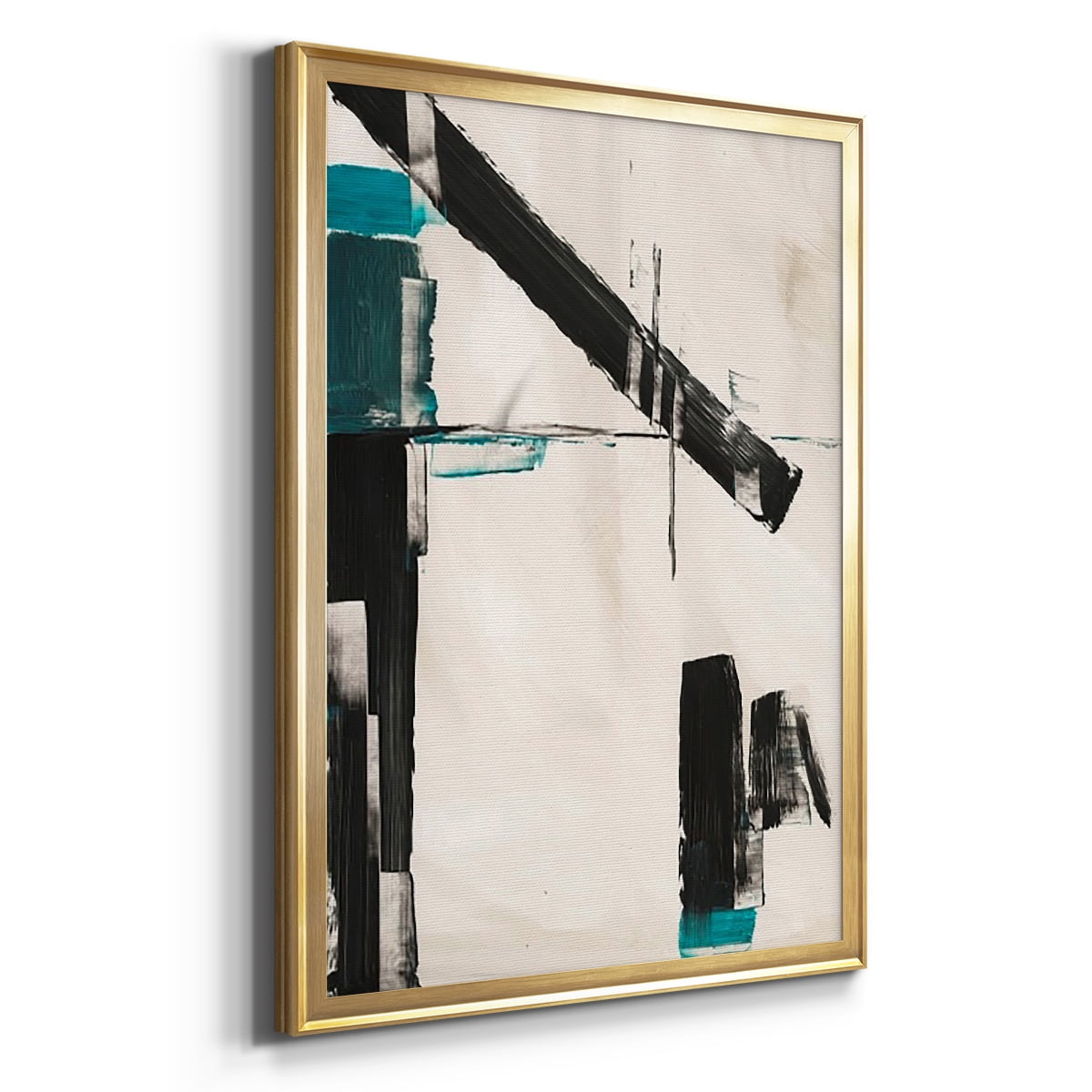 Geometry Notes III Premium Framed Print, in Gold, Black, or Silver - Ready to Hang