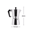 thumbnail image 3 of Cafetera Manual Italian 6 Tazas Aluminio, 3 of 4