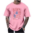 thumbnail image 2 of Tops para hombre, blusas y camisas de cuello redondo y manga corta para hombre, tops casuales de cuello redondo y manga corta con estampados especiales para hombre., 2 of 5