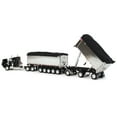 thumbnail image 4 of First Gear DCP 1/64 Black/Chrome Kenworth T800 w/ Chrome East Genesis II End Dump Trailers 60-1572, 4 of 6