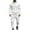 White, variant on Brondbend Sweat Suits for Men Mens Jogging Suits 2 Piece Set Long Sleeve Hoodies with Zipper and Pocket Sweatshirt and Elastic Waist Sweatpants Outfits Loose Versatile Gym Athletic Suits,Black