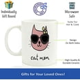 thumbnail image 2 of Cat Mom 11oz Mug, Ceramic Novelty Coffee Mugs 11oz, 15oz Mug, Tea Cup, Gift Present Mug For Birthday, Christmas Thanksgiving Festival, 2 of 4