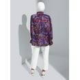 thumbnail image 7 of Maroon - Floral - Lined Collar - Blouses - Refka, 7 of 7