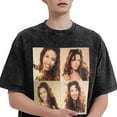 thumbnail image 3 of Selena Quintanilla Men's Shirt Music Vintage Graphic Drop Shoulder Washed Short Sleeve Cotton Oversize T-Shirt, 3 of 7