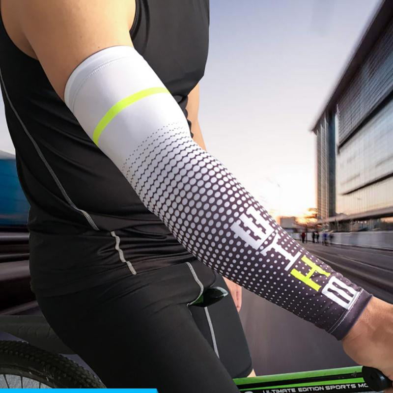 Details about   1 Pairs Unisex Cooling Ice Arm Sleeves Sun UV Protection Men Women Outdoor Sport 