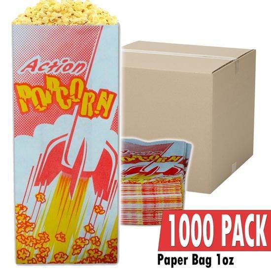 Boite de 1000 sacs pour maïs à éclater 1 oz