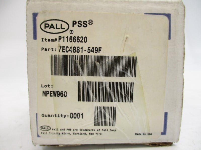 PALL 7EC4881-549F P1166620 NSMP