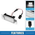 thumbnail image 3 of 2 Pcs Car LED License Plate Light No.13578958/13575641 para Chevrolet Suburban LS LT para Premier LTZ, 3 of 7