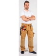 thumbnail image 3 of Skylinewears Men cargo pants Workwear Trousers Utility Work Pants with Cordura Knee Reinforcement Khaki W40-L34, 3 of 6