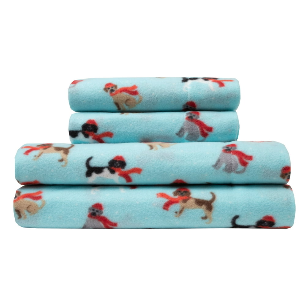 Microfleece Winter Tails Winter Nights Sheet Sets