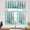 04mint Green, variant on Mint Green Marble Kitchen Curtains Tiers and Valances Set 3 Piece for Windows Colorful Abstract Kitchen Window Curtains Set,Modern Creative Swirl Valances for Living Room(36" Tiers Set)