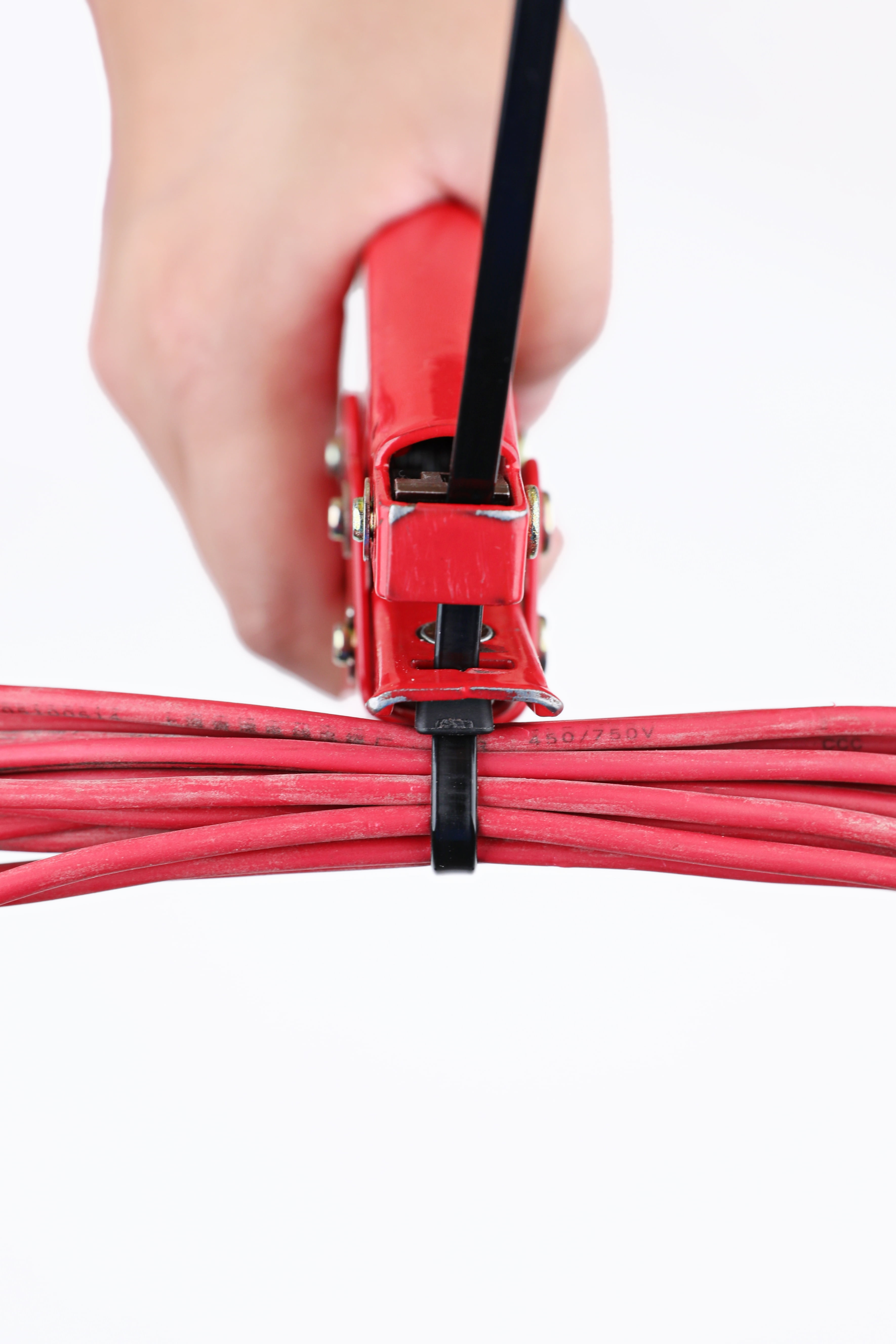 Hyper Tough 8 inch Cable Tie Uv Black 20Pcs
