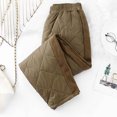 thumbnail image 2 of Turilly Warm Pants for Women Clearance Women's Winter Lingge High Waisted Insulation Thickened Cotton Pants, 2 of 7
