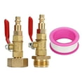 thumbnail image 2 of Brass Anti Freeze Adapter, 2pcs 3/4 Thread Winterize Blowout Adapter  for Garden, 2 of 7