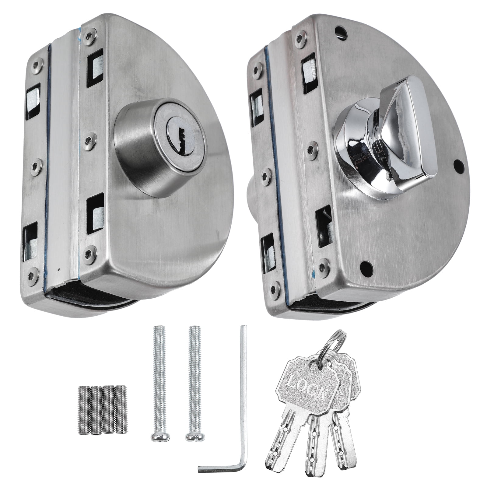 NUOLUX 1 Set Sliding Door Lock Roller Door Lock Sliding Glass Door