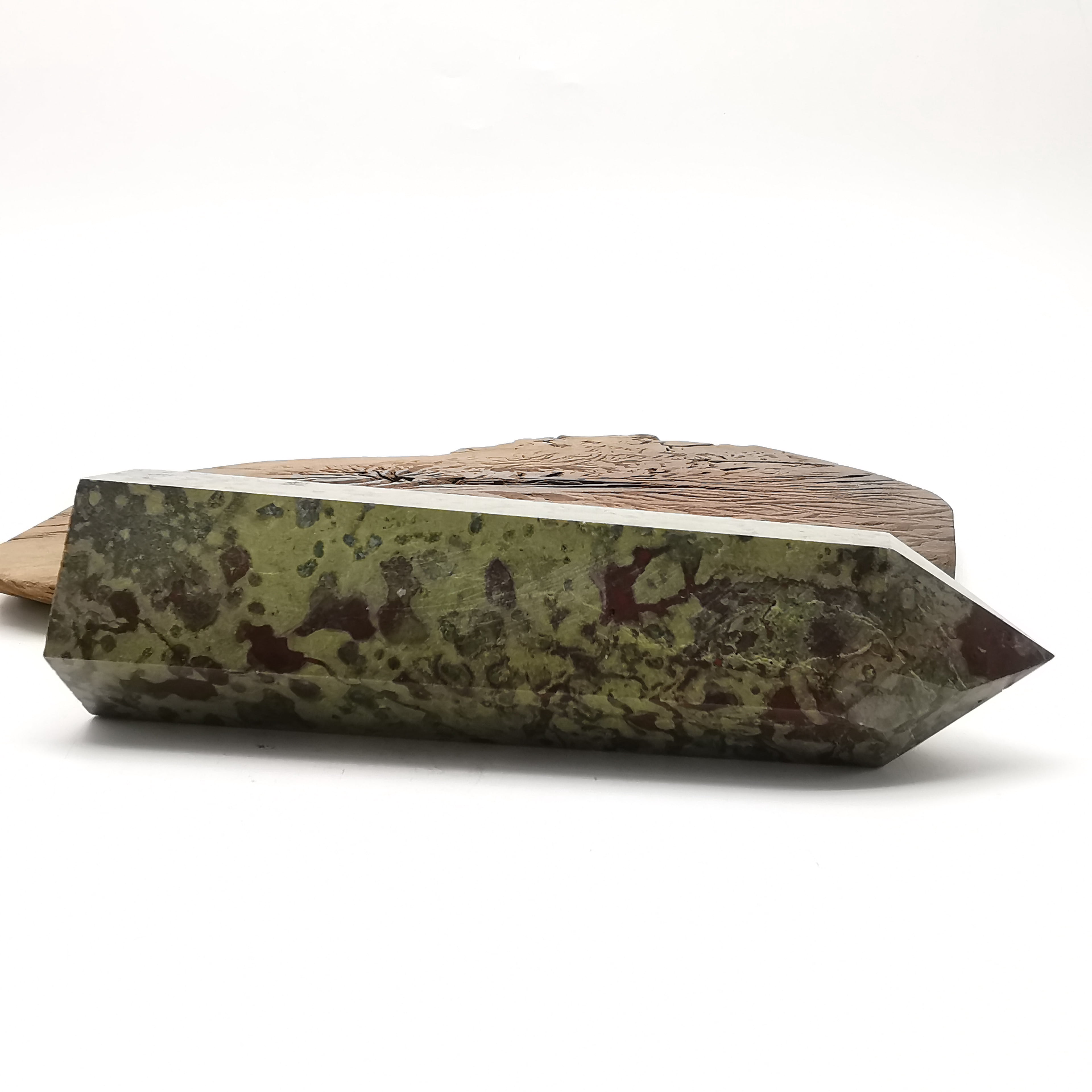 Dragonblood Stone Crystal Towers ~ Natural Healing Crystal Point Obelisk for Reiki Healing and Crystal Grid 0.77kg