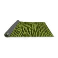 thumbnail image 2 of Ahgly Company Indoor Round Abstract Green Modern Area Rugs, 3' Round, 2 of 4