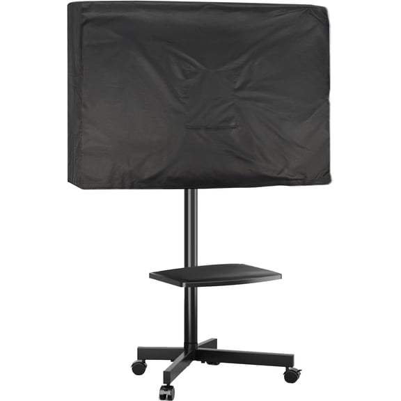 Saking Mobile TV Stand Cover for 45-60 Inch Mobile TV Cart, Waterproof Outdoor TV Cover Dustproof TV Screen Cover Only