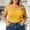 Yellow, variant on Elvqul Women's Wide Strap Tank Tops for Summer Layering, Scoop Neck Sleeveless Camisole Slim Fit Basic Tee for Everyday Outfits