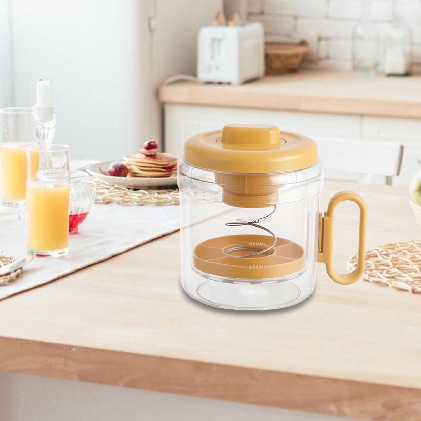 YWMJZEU Yogurt Strainer Quick Yoghurt Maker for Soup Thick Greek Yogurt Soybean Milk Orange