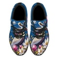 thumbnail image 2 of Louisiana Stte Brown Pelican Bird and Magnolia Flower Shoes Sneakers Black Size 5, 2 of 7