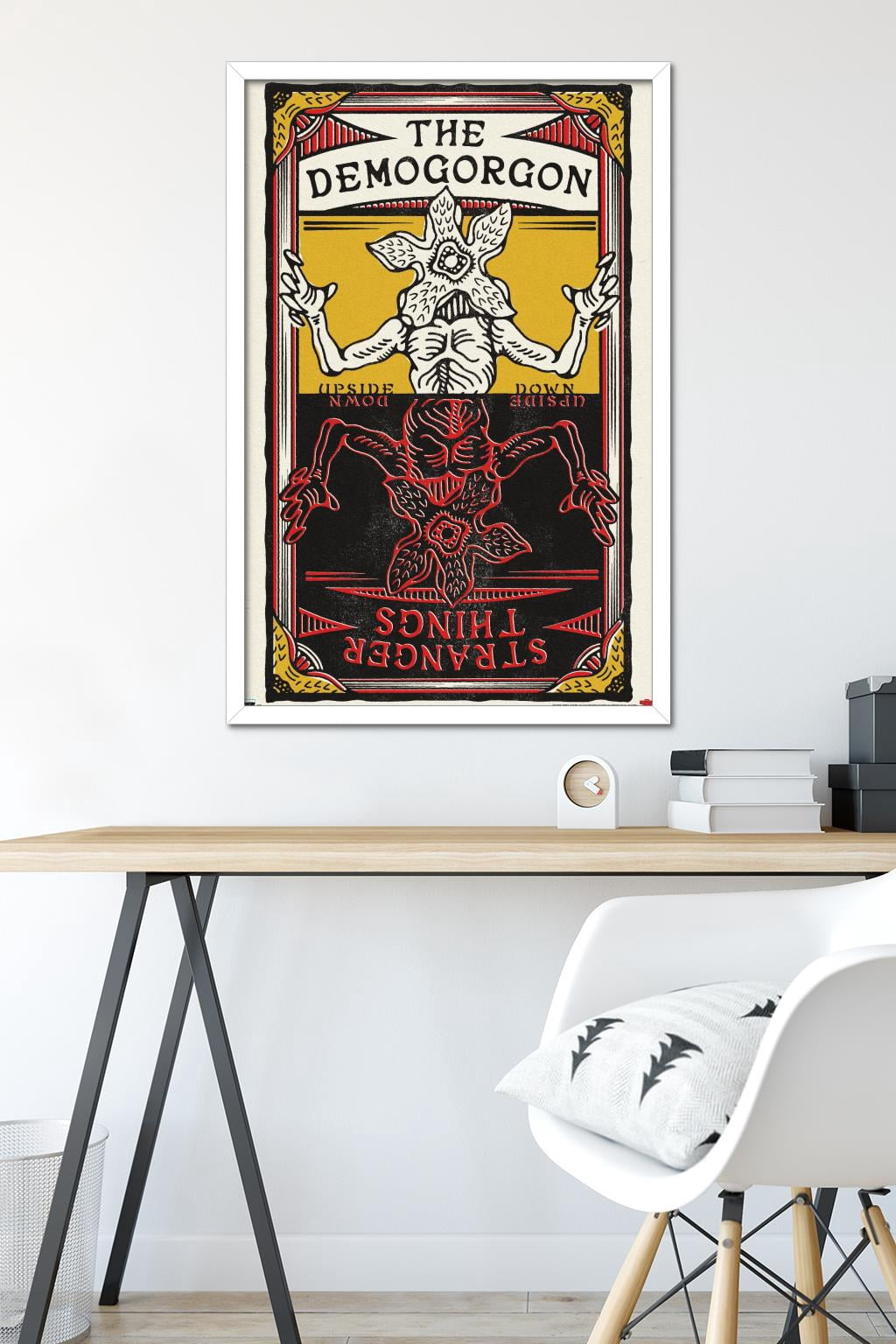 Netflix Stranger Things: Season 4 - Demogorgon Card Wall Poster, 22.375" x 34" Framed