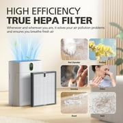2 Pack HY4866 Genuine Air Purifier Replacement Filter for HY4866 Air Purifier, Original Version
