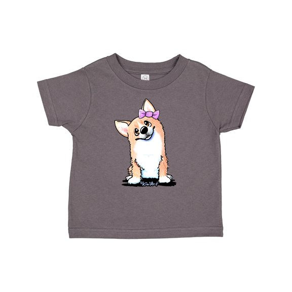 Inktastic Corgi Puppy Girl Boys or Girls Toddler T-Shirt