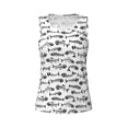thumbnail image 4 of Fotbe Fish Bones Womens Loose Fit Casual Flowy Slim-Fit Tank Tops Athletic Round Neck Trendy Sleeveless Summer Tops for Gym and Yoga-Medium, 4 of 9