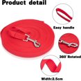 thumbnail image 2 of Dog Lead, 15M Red Extra Long Training Lead for Dogs, Small, Medium and Small Dogs Ideal for Training, Play, Camping or Garden, 2 of 5
