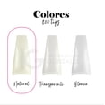 thumbnail image 3 of Caja Con 500 Tips Coffin Para Uñas Postizas Natural Belié Tips 500, 3 of 3
