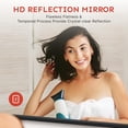 thumbnail image 2 of Kosmonia 5676 Rectangle Rounded Corner Silver Metal Framed Wall Mirror, 2 of 8