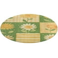 thumbnail image 4 of Floral Colorful Flower Washable Round Rug -Circle Area Rugs for Nursery Bedroom, Vintage Non Slip Non Shedding Low Pile Carpet for Living Room Coffee Table Entryway, 4 of 6