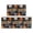 Basketball and Flame Gray Pattern, variant on Basketball and Lightning Navy Pattern Anti Fatigue Kitchen Rugs Set Of 2, Non Slip Washable Decorative Floor Mats for Kitchen Sink Laundry, 17"x30" and 17"x47"