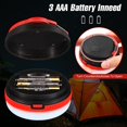 thumbnail image 3 of Linternas LED para acampar, luces de camping impermeables, luces de tienda de campaña que funcionan con pilas, 3 modos para cortes de energía, emergencia, camping, pesca, senderismo Auto, 3 of 5