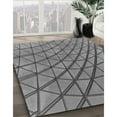 thumbnail image 2 of Ahgly Company Indoor Rectangle Patterned Gray Dolphin Gray Area Rugs, 8' x 12', 2 of 6
